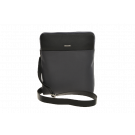 Carvela Premium Leather/nylon Crossbody Charcoal
