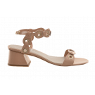 AGL Mid-Heel Eyelet Sandal