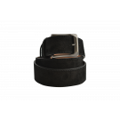 40mm Black Suede Belt