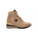Carvela Weekend Gilt Wedge Hi-Top Sneaker