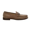Saffron Browne Suede With Metal Trim