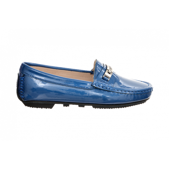 Carvela 322 Kids Patent Trim Moccasin