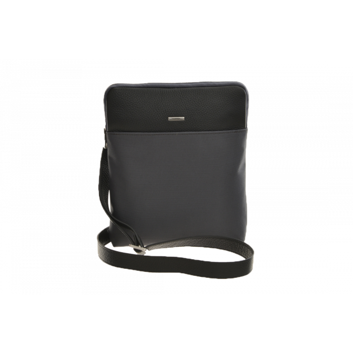 Carvela Premium Leather nylon Crossbody Charcoal