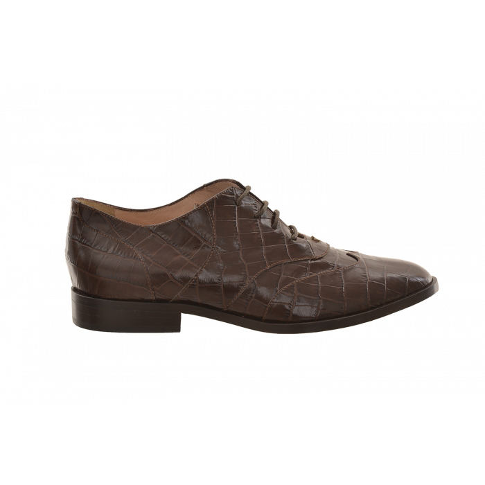 Carvela Luxe Croc Lace Up