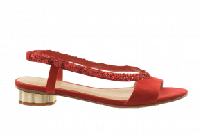 Saffron Browne V-Throat Beaded Flat