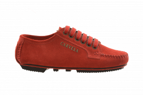 Carvela 375 Kids Suede Lace-Up Moccasin