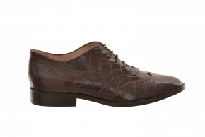 Carvela Luxe Croc Lace-Up