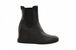 AGL Leather Elastic Ankle Boot