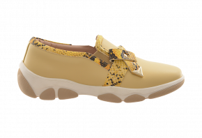 Carvela Luxe Snake Topline Detail Sneaker