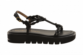 Stuart Weitzman Plaited Strap Flatron