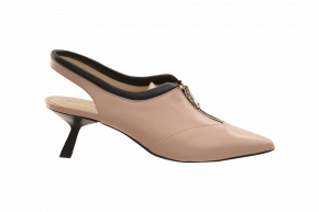 Kurt Geiger Zip Front Sling-On Heel
