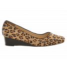 Saffron Browne Leopard Wedge Heel Pump