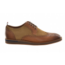 Tosoni Suede/leather  Wingtip Combo Lace-up