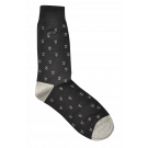 Kurt Geiger Black With Grey Design Socks