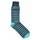 Kurt Geiger Turquoise Fine Stripe Socks