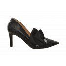 J Renee Patent Stilletto Pump With Side Bow