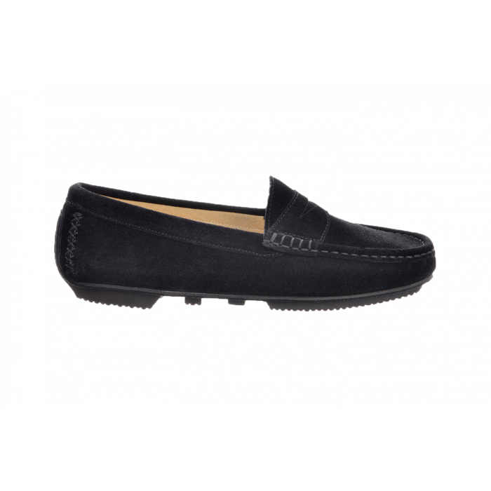 Carvela 321 Suede Penny Moccasin