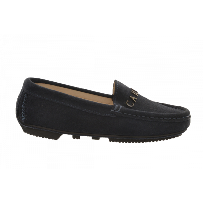 Carvela 1212 Kids Suede Metallic Moccasin