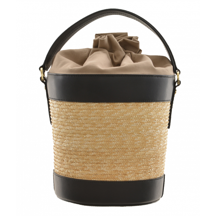 Gianni Chiarini Wicker Bucket Bag