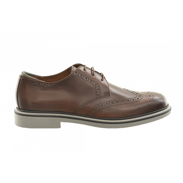 Tosoni High-Shine Brogue Lace Up