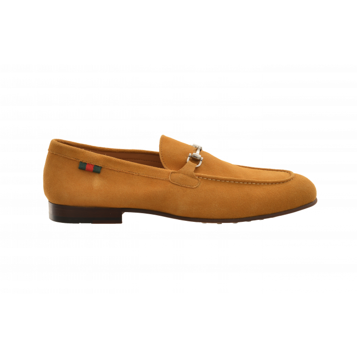 Tosoni Metal Trim Suede Apron Slip on