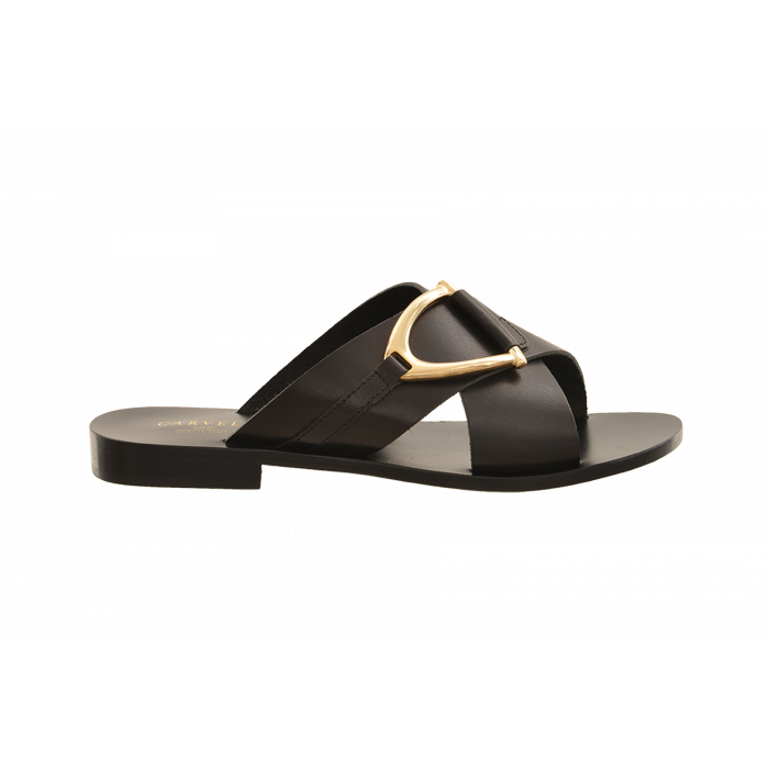 Carvela Luxe Cross Over Buckle Slide