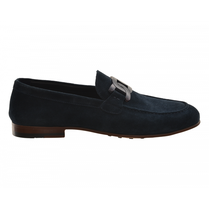 Tosoni Matt Metal Trim Suede Slip-on