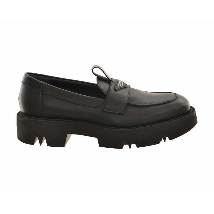 Carvela Strong Leather Loafers, Black | ubicaciondepersonas.cdmx.gob.mx