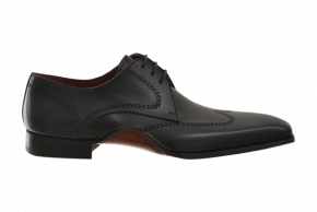 Magnanni Laser Detail Wingtip Derby Lace-Up