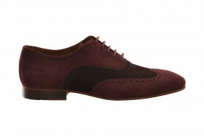 Tosoni Two-Tone Suede Lace-Up