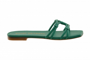 Stuart Weitzman Woven Knot Slide Sandal