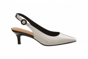 J Renee 2 Tone Mh Sling Back On Kitten Heel