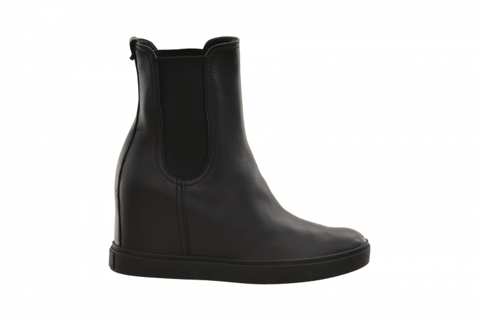 AGL Leather Elastic Ankle Boot