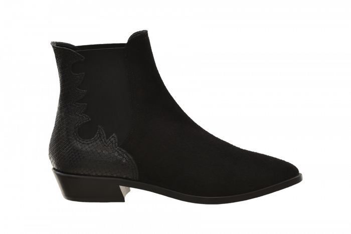 AGL Mid Heel Ankle Bootie
